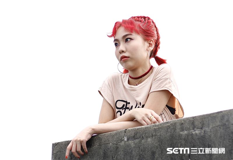 Allyson接受三立新聞網專訪。（圖／記者林聖凱攝影）