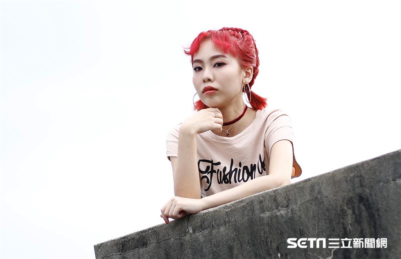 Allyson接受三立新聞網專訪。（圖／記者林聖凱攝影）