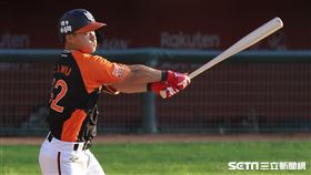 ▲統一獅二壘手吳桀睿。（圖／記者劉彥池攝影）