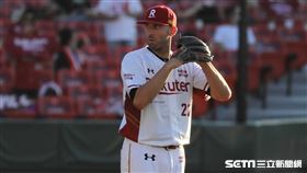 ▲樂天桃猿先發投手卡本特。（圖／記者劉彥池攝影）