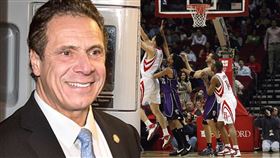 紐約州州長古莫，球場。（圖／翻攝自維基百科、pixabay）