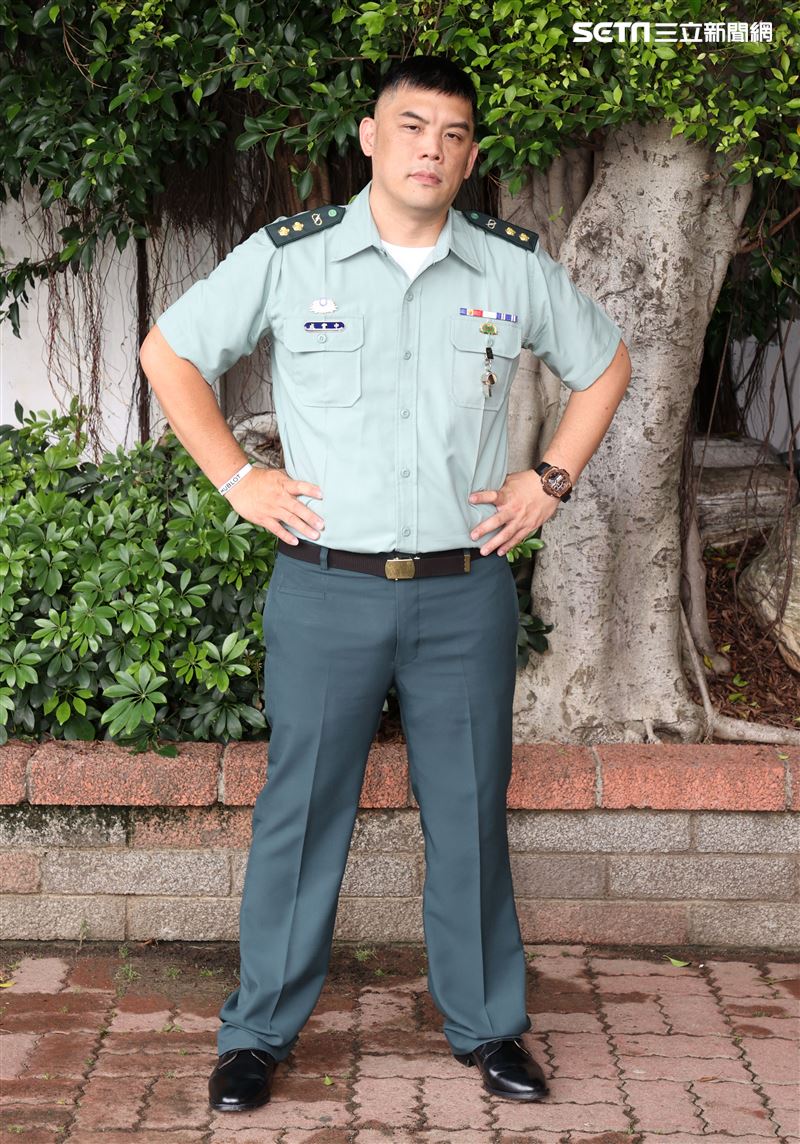 校園網劇「教官怎麼辦」演員金寶三。（記者邱榮吉/攝影）