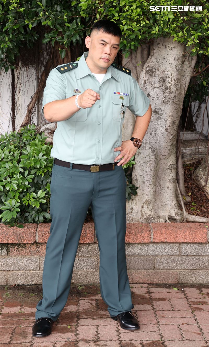 校園網劇「教官怎麼辦」演員金寶三。（記者邱榮吉/攝影）