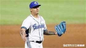 富邦悍將守護神陳鴻文。（圖／記者林聖凱攝影）