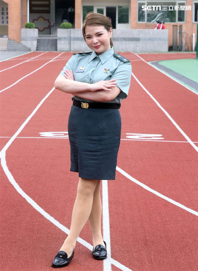 校園網劇「教官怎麼辦」演員張可昀（小甜甜）。（記者邱榮吉/攝影）