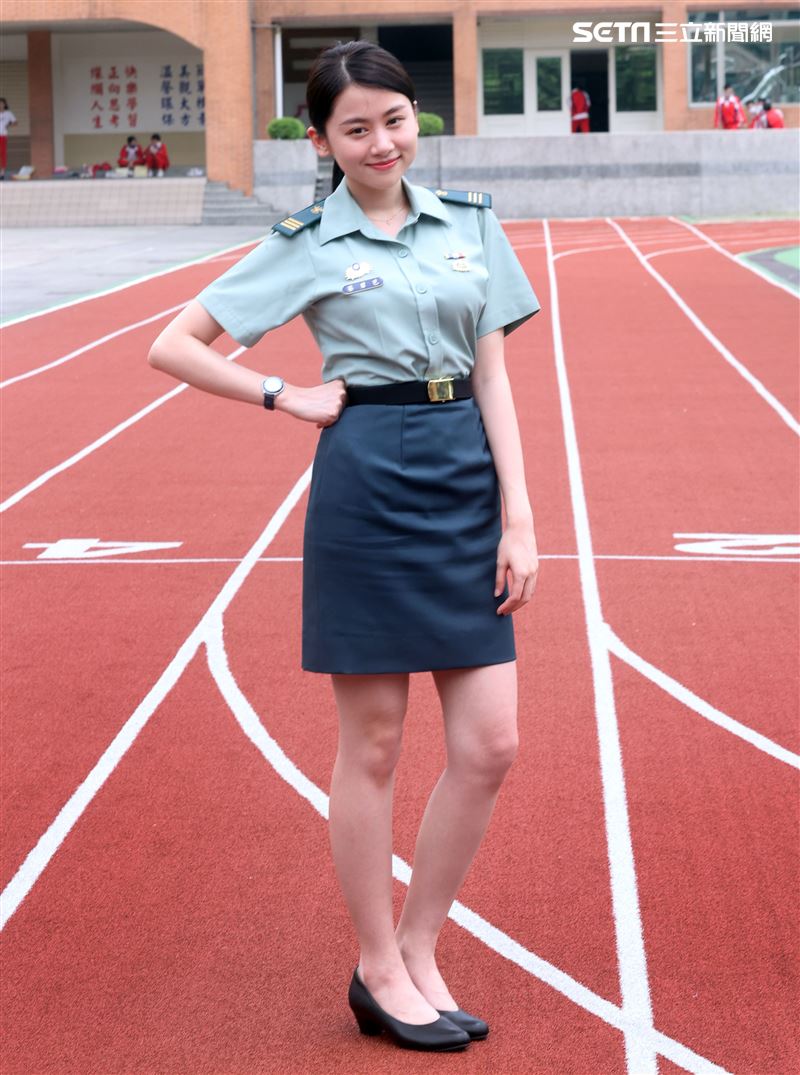 校園網劇「教官怎麼辦」演員詠兒。（記者邱榮吉/攝影）