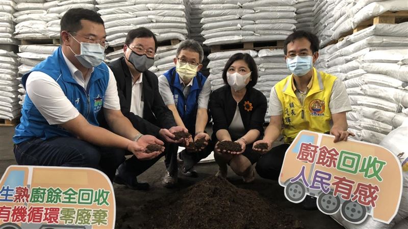 契合綠色新政　雲林廚餘糞尿轉製肥料