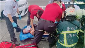 內湖,工安意外,下水道工程,　翻攝畫面