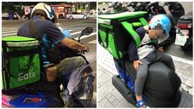 24歲爸早上做工…再背3歲兒外送到凌晨「為了他值得」，圖／翻攝自臉書