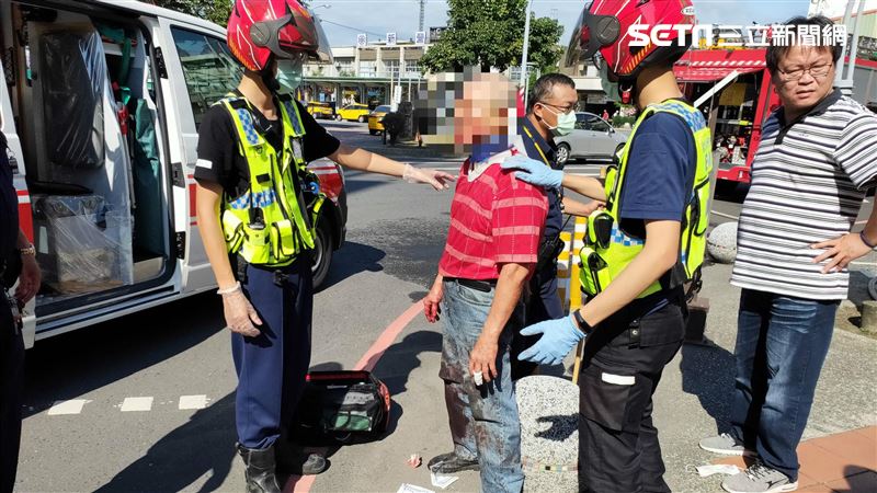 怒夫開車撞小吃店　潑汽油、持刀砍妻