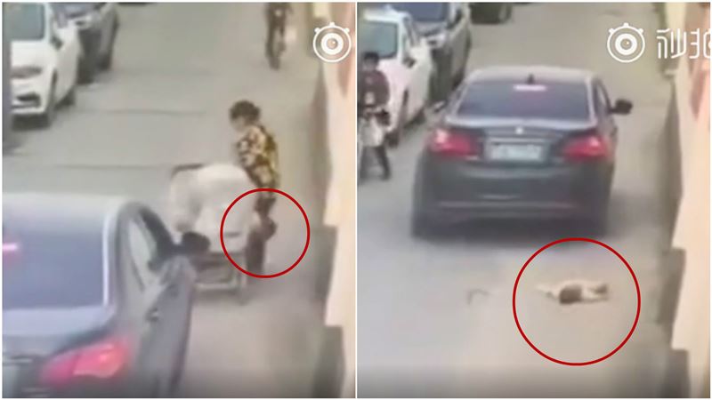 孩子「掉了」媽沒看見…寶寶慘遭車輾