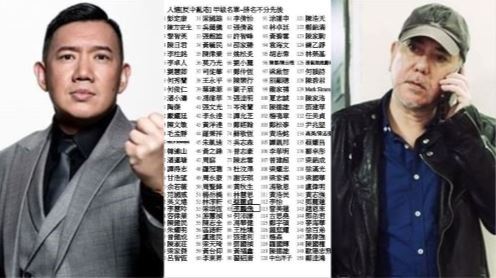 反中亂港戰犯曝光　驚見黃秋生杜汶澤
