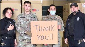 台灣捐口罩給美國（圖／翻攝自外交部臉書）