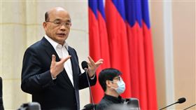 行政院26日召開防疫措施解禁會議。（圖／行政院提供）