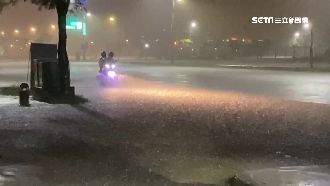 鋒面籠罩南台灣　高雄凌晨降暴雨