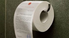 中國大使恐嚇信變廁紙（圖／翻攝自Joaquim Nabuco推特）