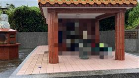 石門,土地公廟,輕生,白沙灣停車場（圖／翻攝畫面）