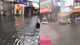 彰化員林淹水／翻攝自臉書爆料公社