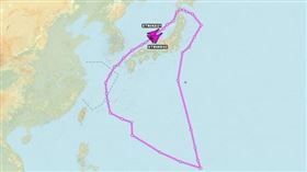 美轟炸機又現蹤繞日本衝東海（圖／翻攝推特）