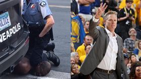 警壓制黑人致死　柯爾怒轟：這是謀殺
美國,種族歧視,執法不當,壓制,窒息,黑人,George Floyd,Steve Kerr
翻攝自推特