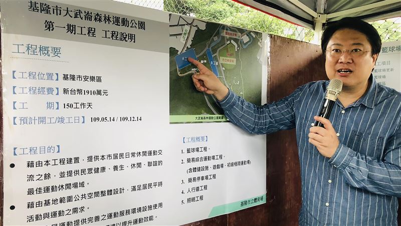 大武崙運動公園開工　估年底前完成