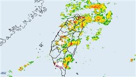 氣象局發大雷雨訊息（圖／氣象局）