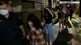 台北市萬華分局破獲2處鑽石大樓旁邊的應召站。（圖／翻攝畫面）