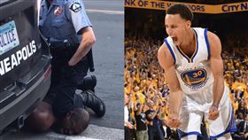 「黑人命不重要」　柯瑞痛心轟警察
美國,種族歧視,執法不當,壓制,窒息,黑人,George Floyd,Stephen Curry
翻攝自推特