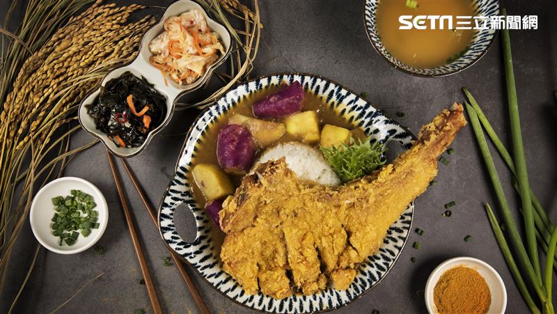 賣飯食插旗信義區　戰斧豬排買一送一