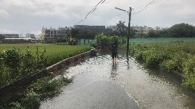豪雨襲雲林　低窪地區淹水
