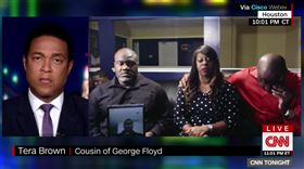 黑人被警「膝壓脖」亡　家屬出面淚崩
美國,種族歧視,執法不當,壓制,窒息,黑人,George Floyd
翻攝自YouTube CNN新聞畫面