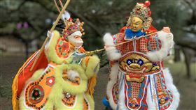 花蓮玉里協天宮廣場30日上演布袋戲花蓮縣文化局邀布袋戲劇團西田社藝術下鄉，30日下午在玉里鎮協天宮廣場演出「西遊記之大鬧天宮」。（花蓮縣文化局提供）中央社記者李先鳳傳真　109年5月28日