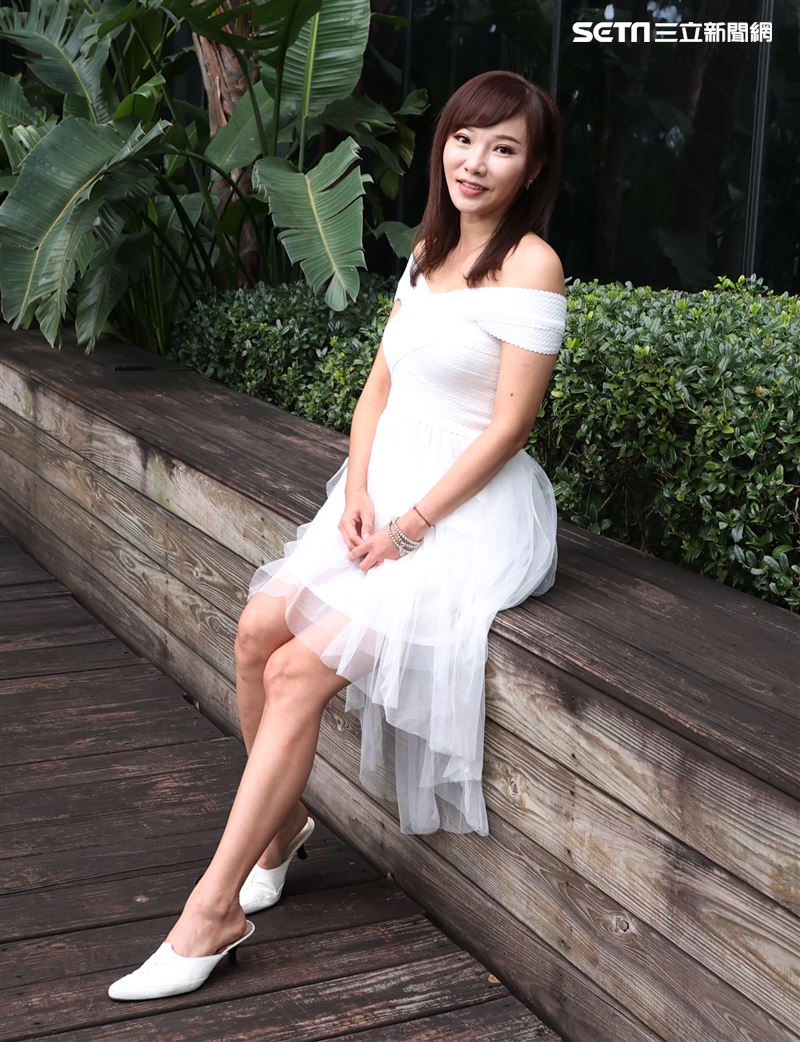 林薇三立新聞網專訪。（記者邱榮吉/攝影）