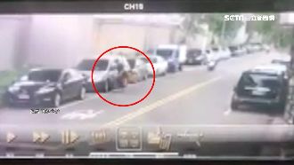 男騎鐵馬撞路邊車逃逸　車主怒PO網
