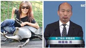 ▲沈秀玲、韓國瑜（組合圖，資料畫面）