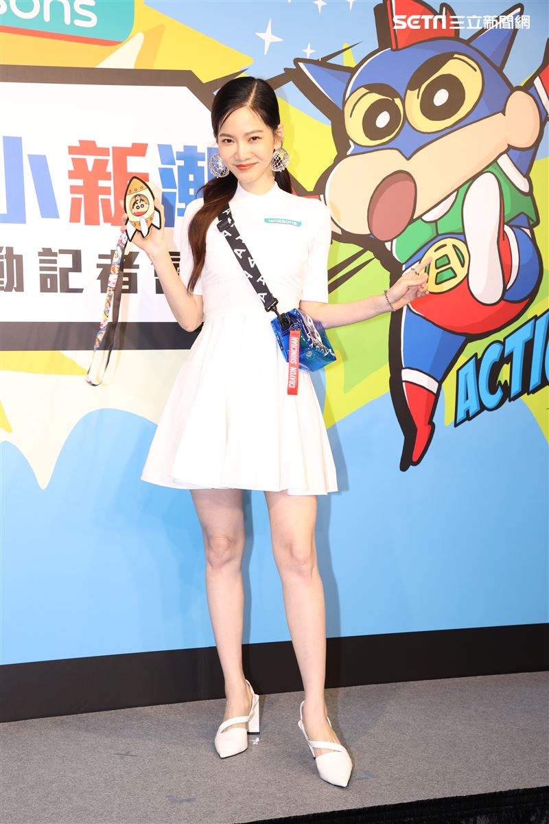 曾之喬（喬喬）今年初晉升人妻，與交往十年的男友辰亦儒攜手共度餘生澄清：「我沒有懷孕喔」。（記者邱榮吉/攝影）