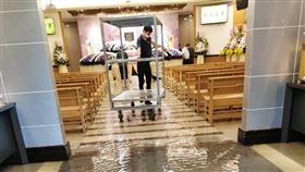 殯儀館,二殯,台北,辛亥,淹水（圖／翻攝畫面）