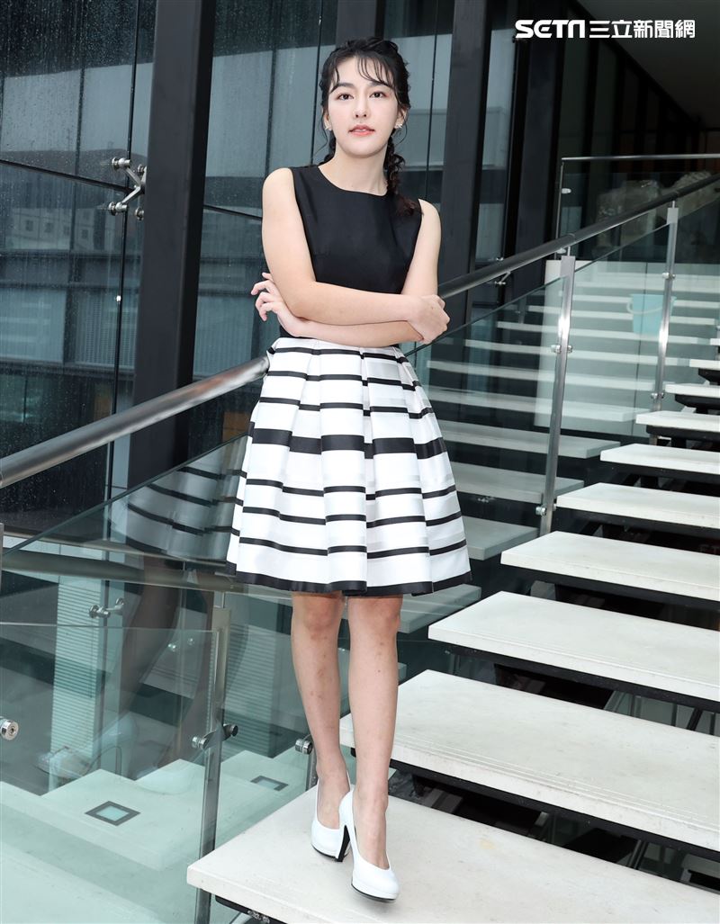 蔡詩羽三立新聞網專訪。（記者邱榮吉/攝影）