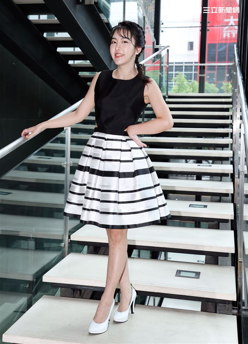 蔡詩羽三立新聞網專訪。（記者邱榮吉/攝影）