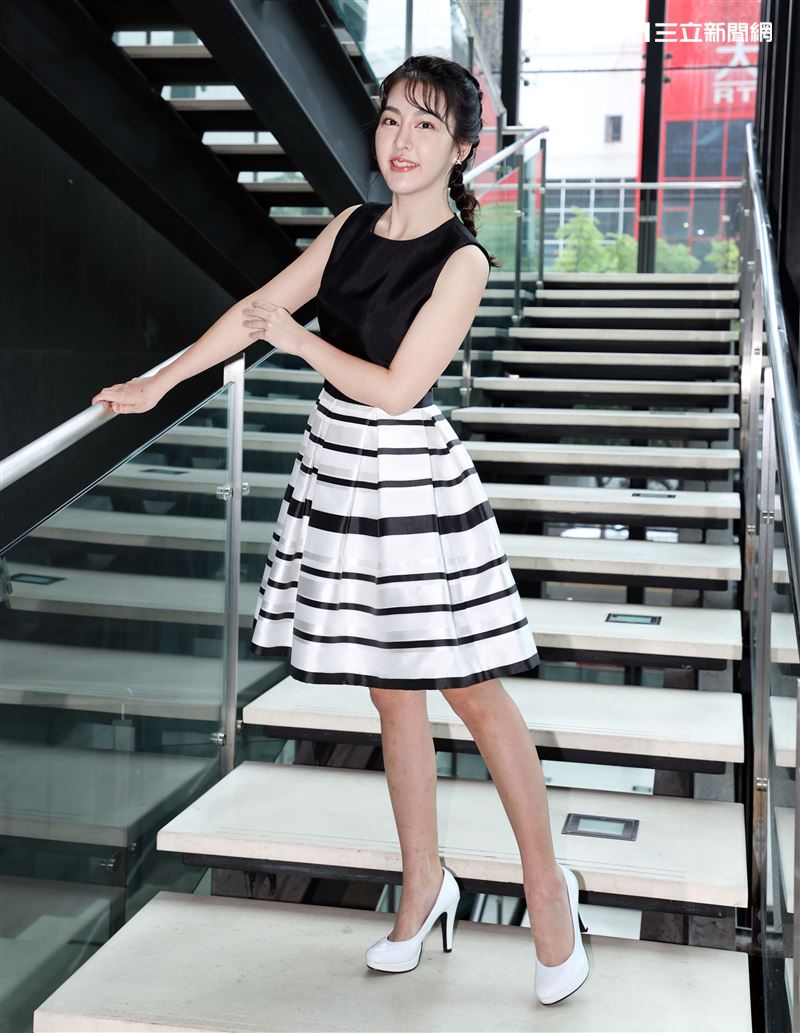 蔡詩羽三立新聞網專訪。（記者邱榮吉/攝影）