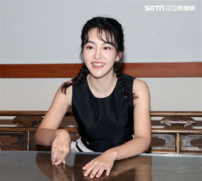 蔡詩羽三立新聞網專訪。（記者邱榮吉/攝影）