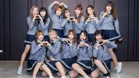 韓團L.C.G.勵齊女孩台灣區代表首度公開亮相。（圖／韓國Rainbow經紀公司提供）