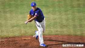 雅加達亞運中華棒球隊投手王玉譜。（圖／記者王怡翔攝影）