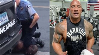 黑人遭警壓脖斷氣　巨石強森怒說話了