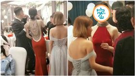 婚宴見「背殺新娘」　一轉身更驚人（圖／翻攝自微博）