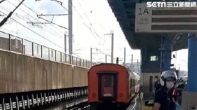 台鐵莒光號事故！80歲男跌落浮洲站鐵軌　遭撞當場死亡(民眾提供