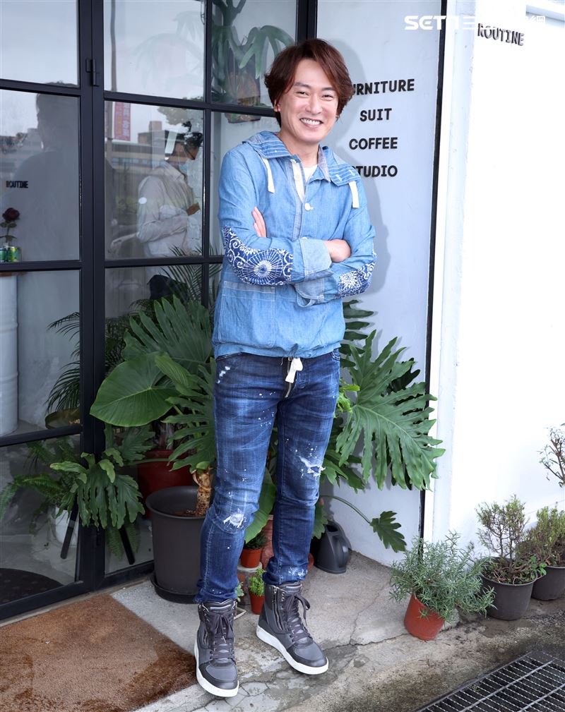 王識賢三立新聞網專訪。（記者邱榮吉/攝影）