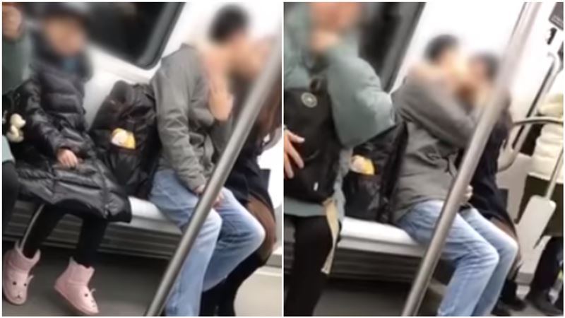 情侶搭車激吻8站！女童看傻嬤急換位