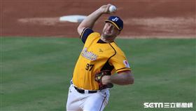 ▲中信兄弟先發投手萊福力。（圖／記者劉彥池攝影）