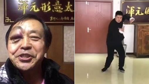 爸30秒被KO超糗　兒還自稱李小龍